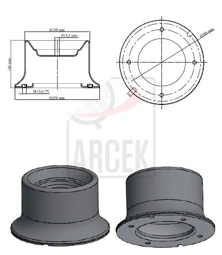 METAL PİSTON 4156  - FMPT00079