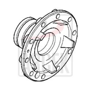 FRONT WHEEL HUB (SINGLE) 