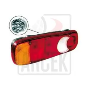 TAIL LAMP LEFT WITH SOCKET 
