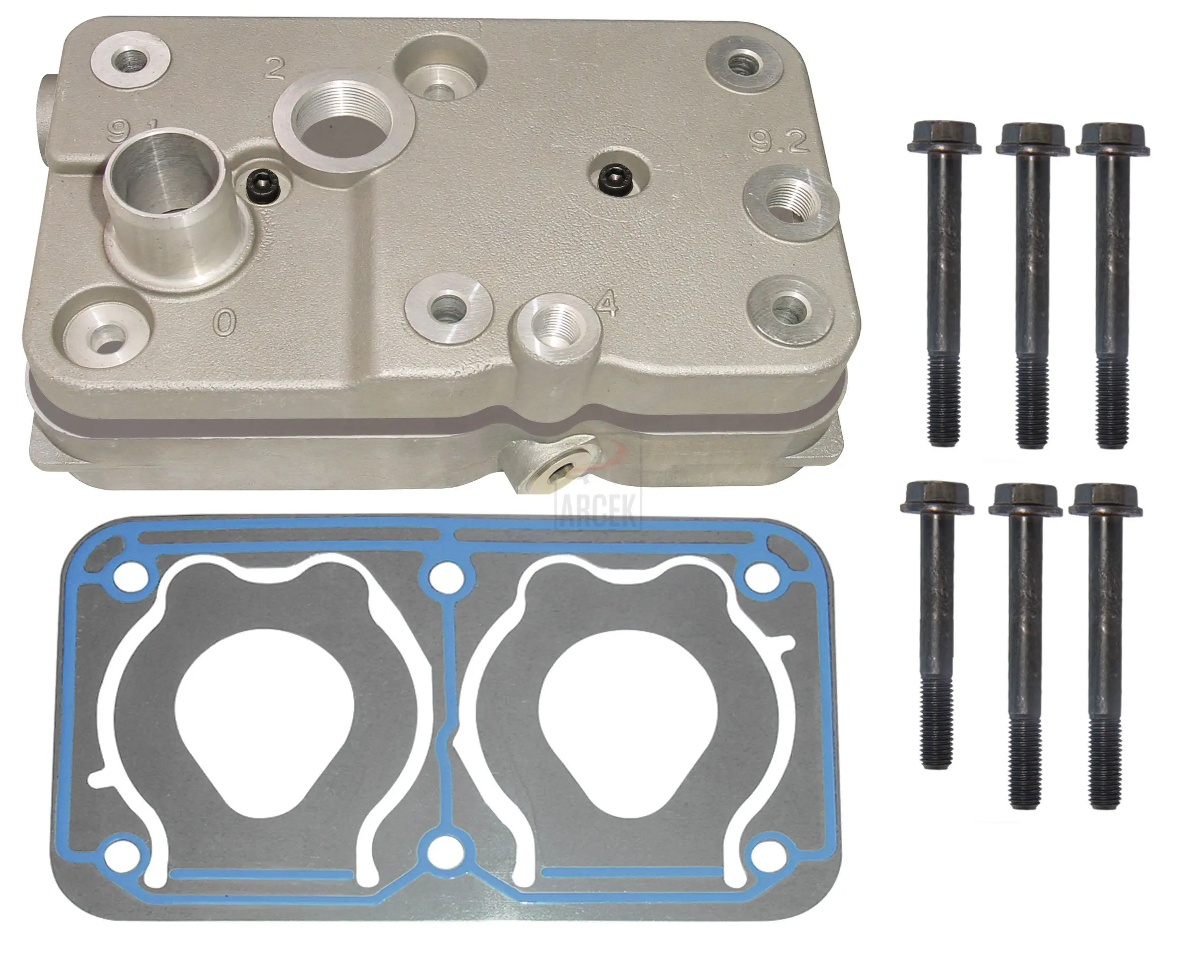 CYLINDER HEAD WIHT PLATE KIT 