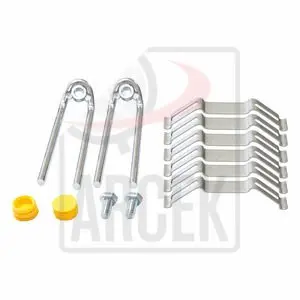 BRAKE PAD RETAINER KIT 