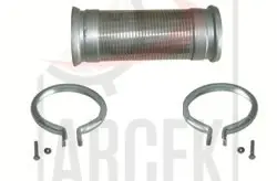 EGZOZ SPİRALİ KELEPÇELİ (PASLANMAZ) EGZOZ SPİRALİ Q100 mm INOX KELEPÇELİ