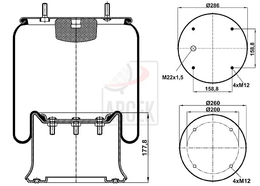 SÜSPANSİYON KÖRÜĞÜ  - 1600-813 T